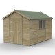Forest Garden Modular Apex Shed (12x8) 2518 x 3652 x 2412mm Forest Garden Modular Apex Shed (12x8) 2518 x 3652 x 2412mm